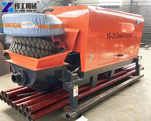 mini concrete pump machine in YG