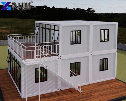 model of double-story prefab foldable homes