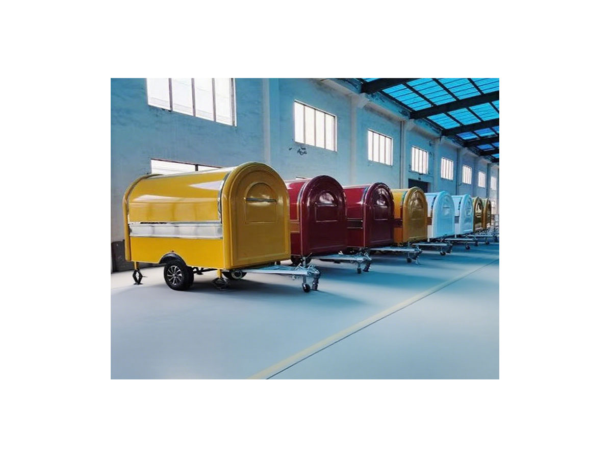 pull behind food trailer in factory
