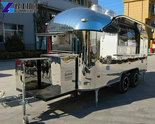 stainless steel food catering trailer