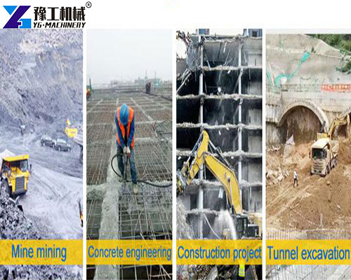 stone splitter hydraulic application