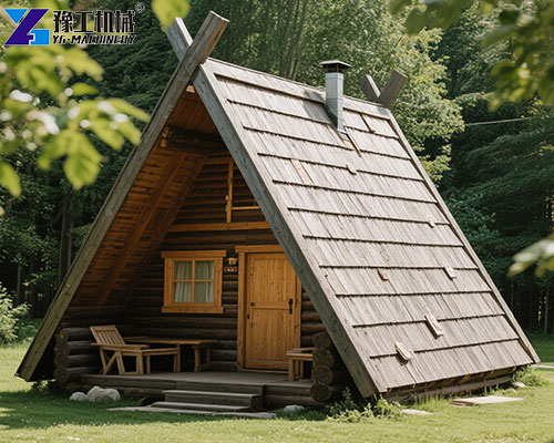 triangle wooden house application