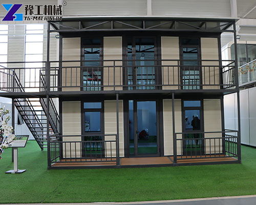 two-story prefab shipping container