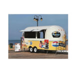 YG Machinery's mobile retail trailer