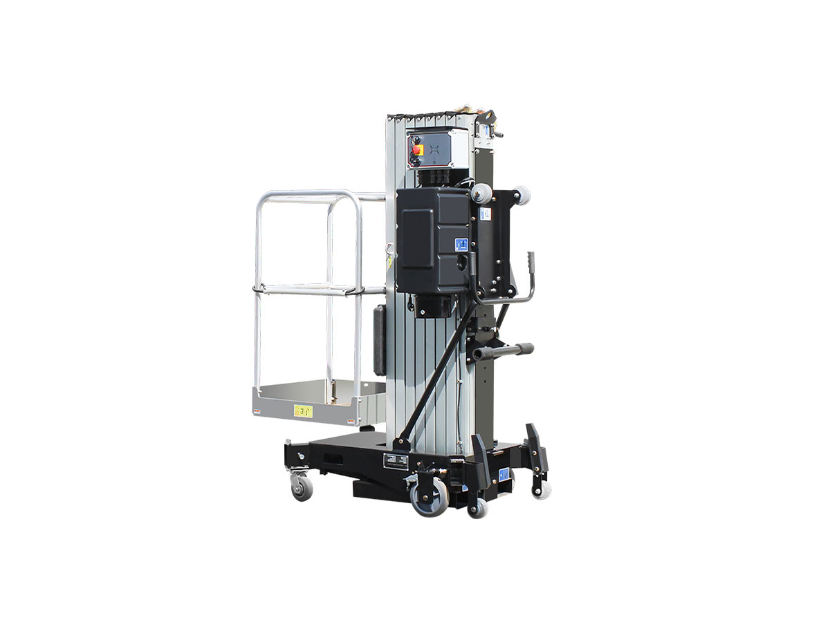 YG Machinery's vertical mast lifts
