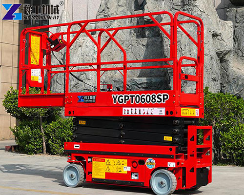 YG's electric scissor lift for sale