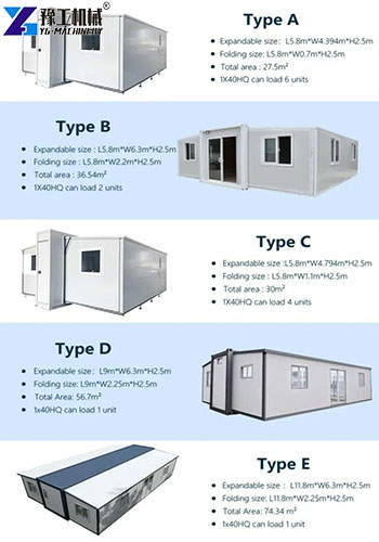 YG's fold out container house