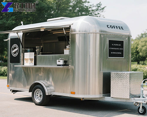 YG's stainless steel food trailer