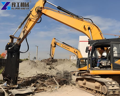 application of excavator shear for sale