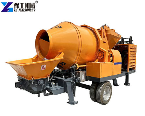 concrete mixer pump machine