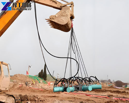 concrete pile cutting machine