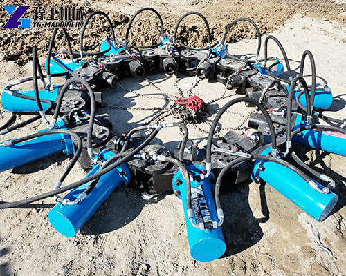 hydraulic pile breaker application