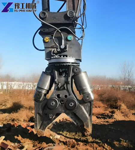 powerful excavator hydraulic shear