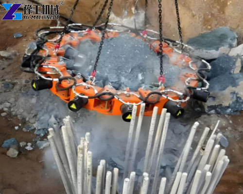 powerful pile crusher
