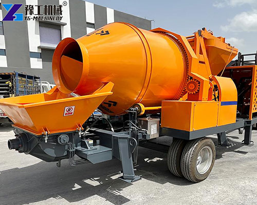 reliable concrete mixer with pump machine