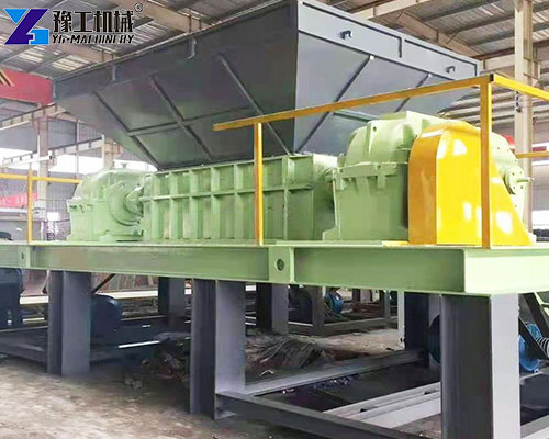 powerful rubber tire shredder machine