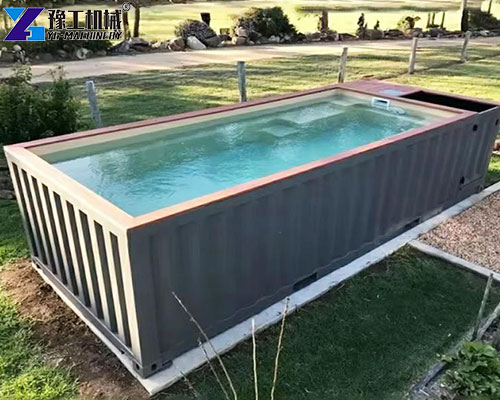 small shipping container pool application