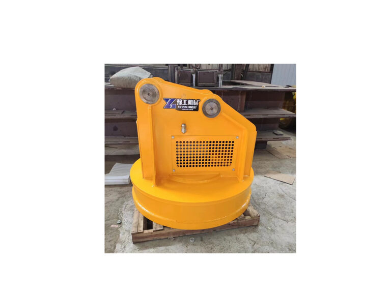 YG Machinery's excavator magnet attachment
