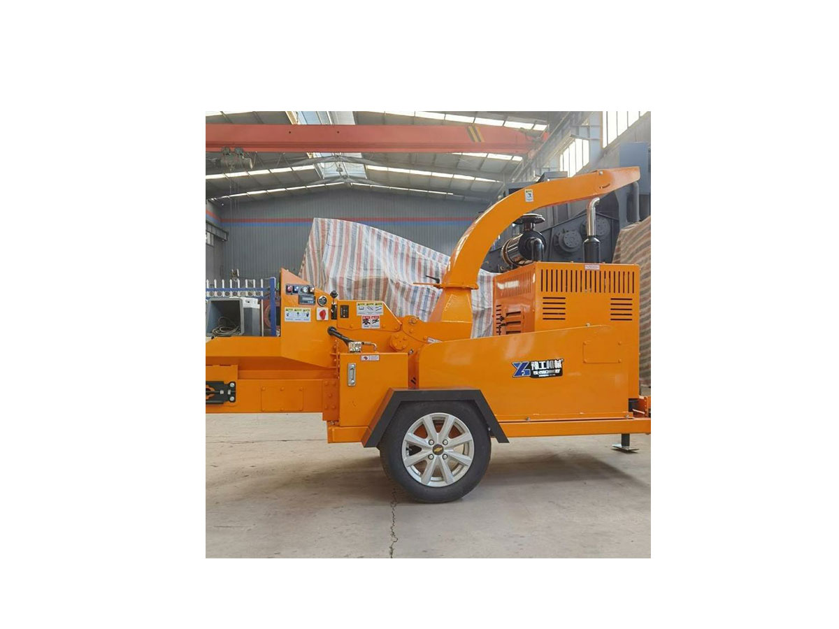 YG Machinery's large wood shredder