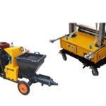 mortar sprayer machine + auto wall plastering machine
