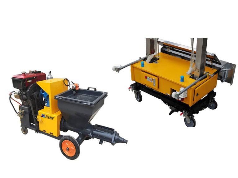 mortar sprayer machine + auto wall plastering machine