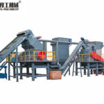 industrial tire shredder production line