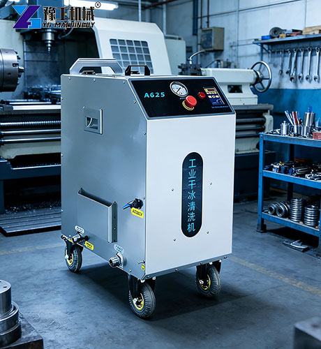 portable dry ice blaster application