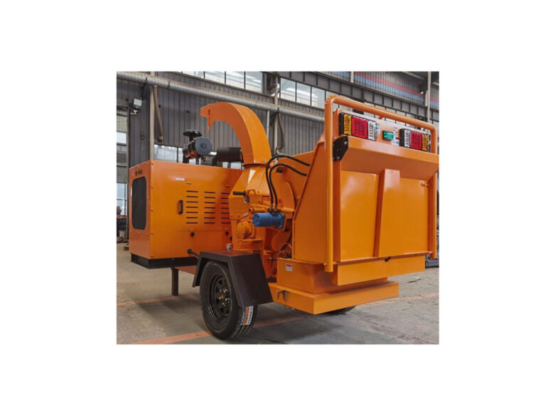 YG Machinery's pull behind wood chipper