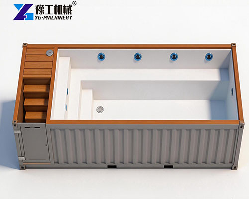 small shipping container pool