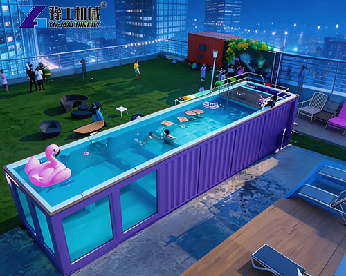 swimming container pool application
