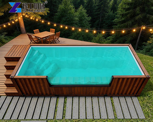 container pool with window