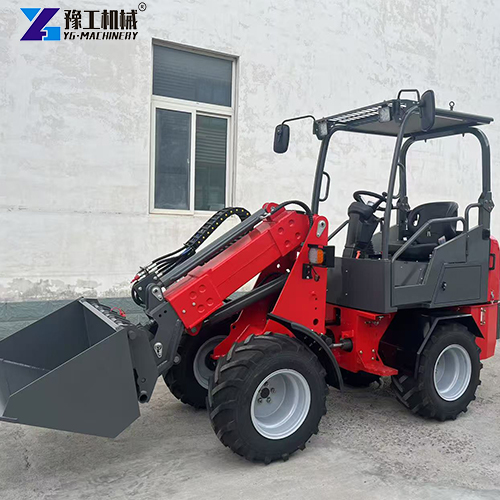 electric wheeled front loader