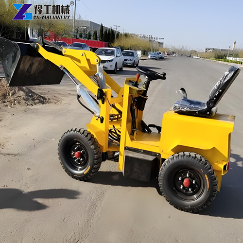 powerful wheeled front loader