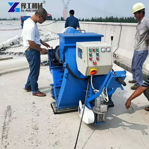 concrete floor bead blaster for precision floor work