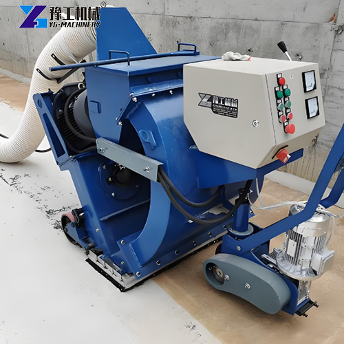 concrete floor shot blasting machine