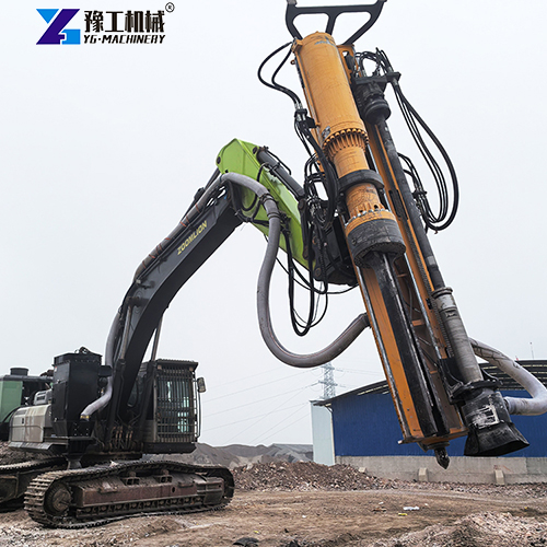 rock drilling and splitting machine