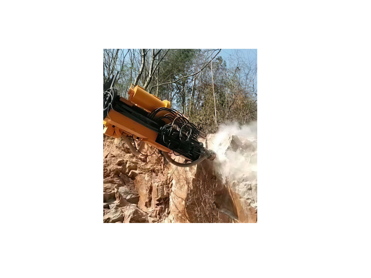 YG Machinery integrated drill & splitter for excavator