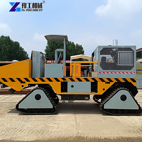 crawler concrete kerbing machine