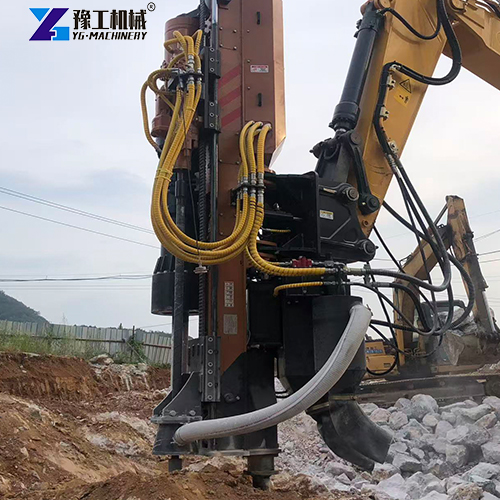 hydraulic rock drill and splitter for rock breaking